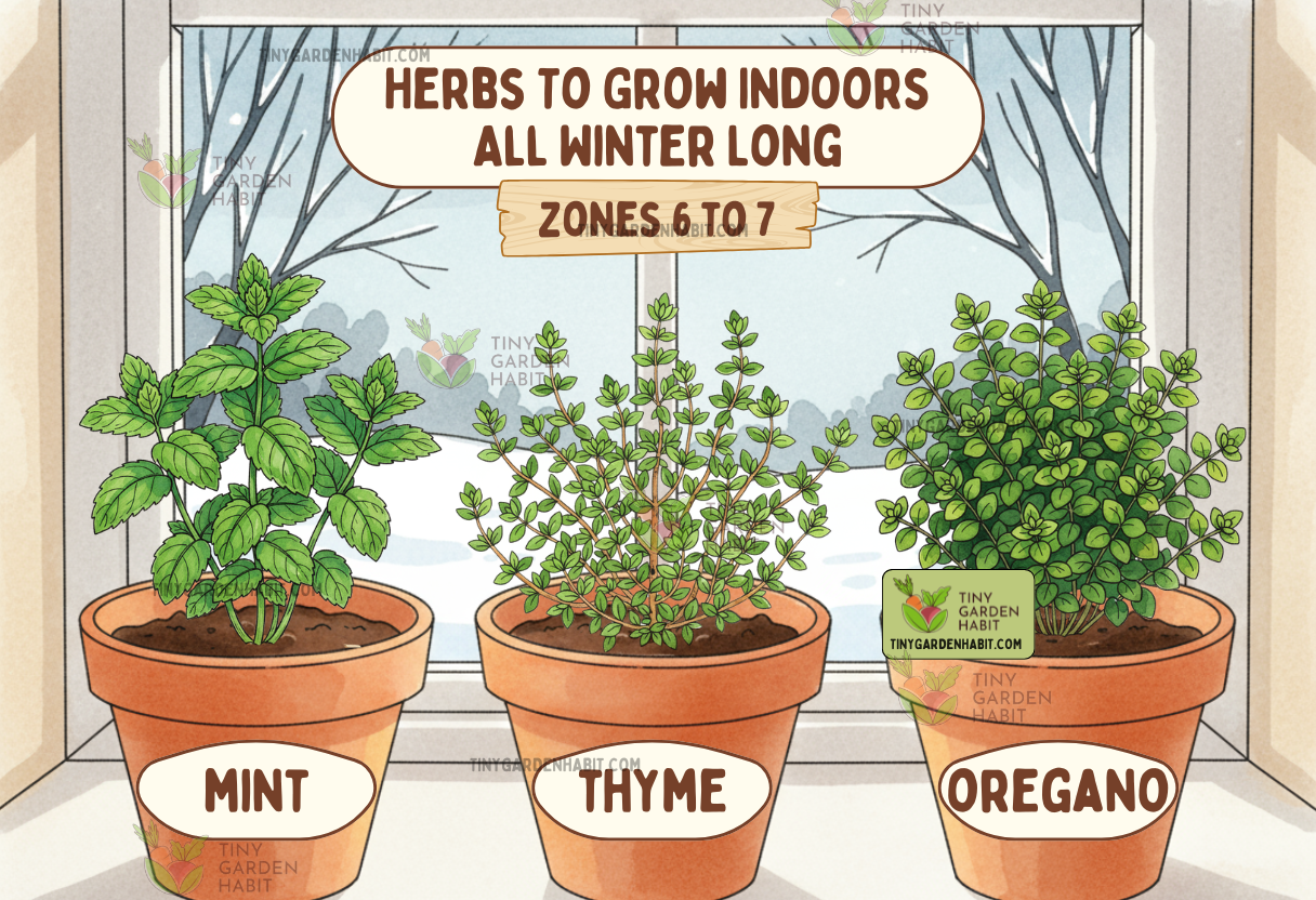 Herbs Grow Indoors Winter Zones 6 to 7