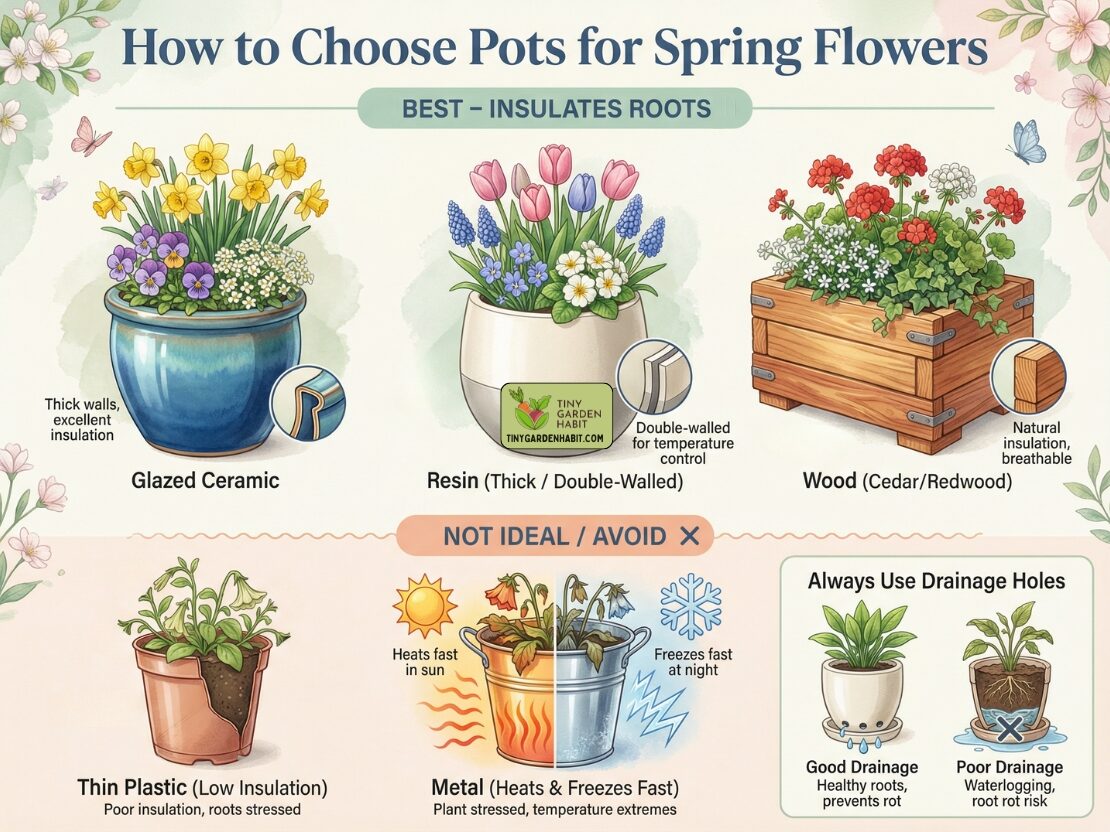 How to Choose Pots for Spring Flowers