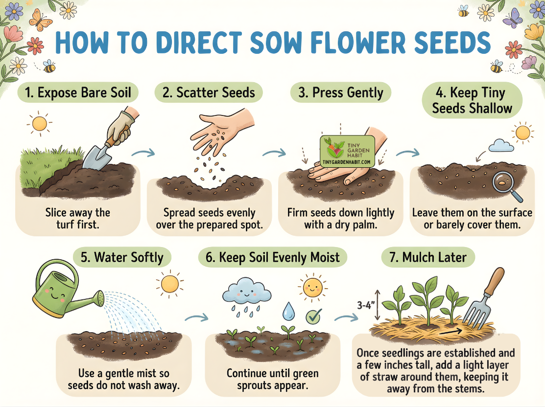 How to Direct Sow Flower Seeds