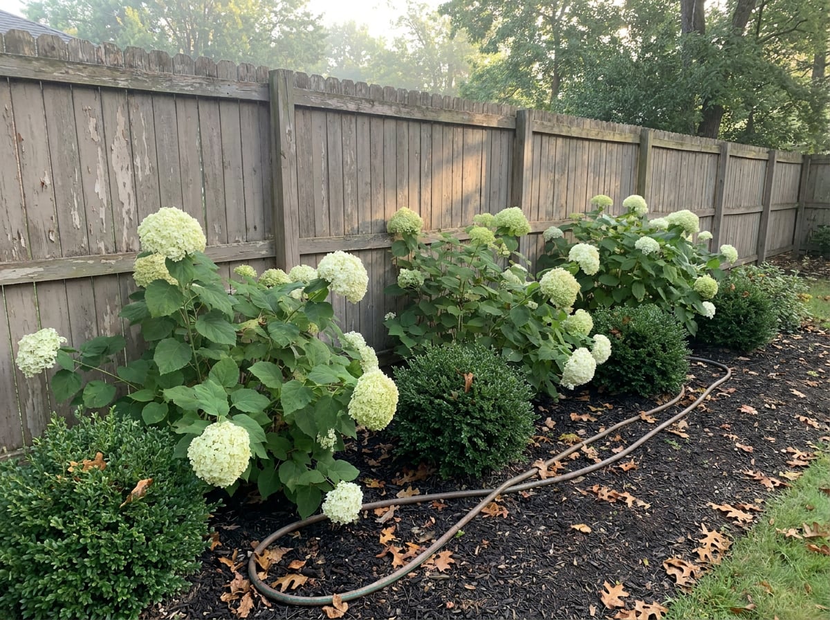 Inkberry + Smooth Hydrangeas