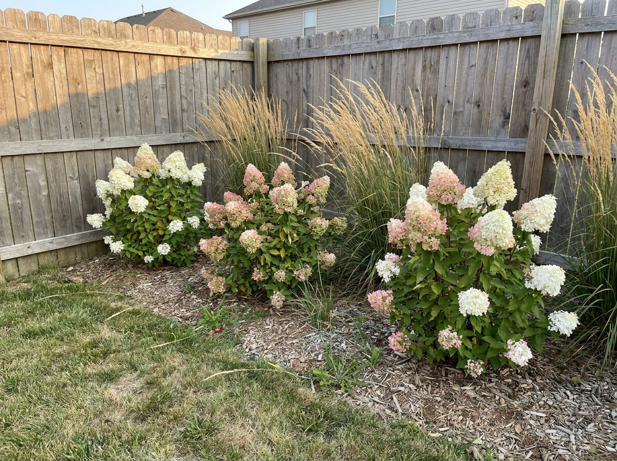 Ornamental Grasses + Panicle Hydrangeas