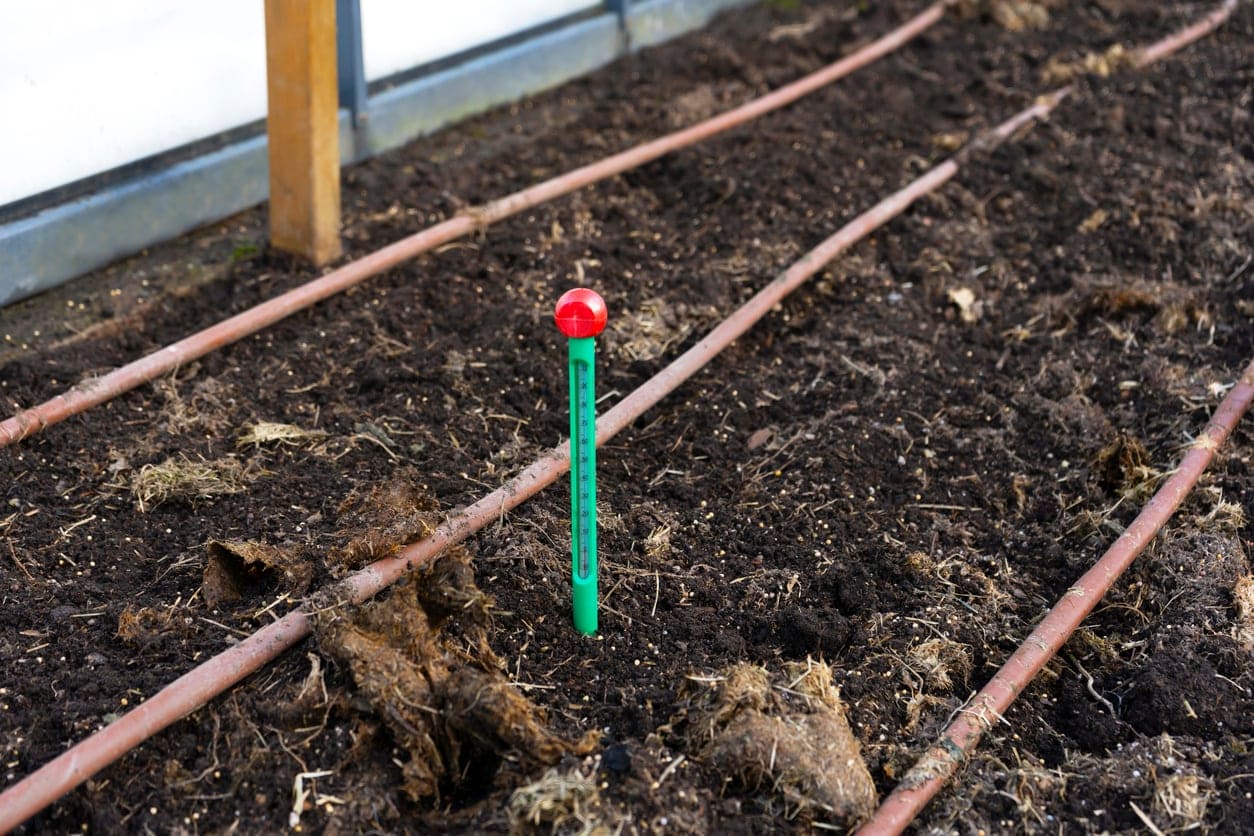 Measurement of soil temperature