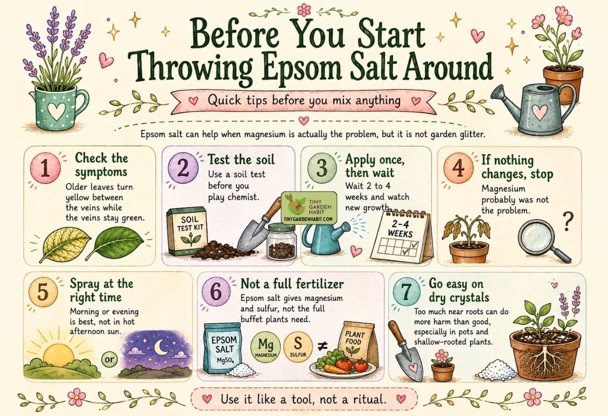 Epsom Salt Tips