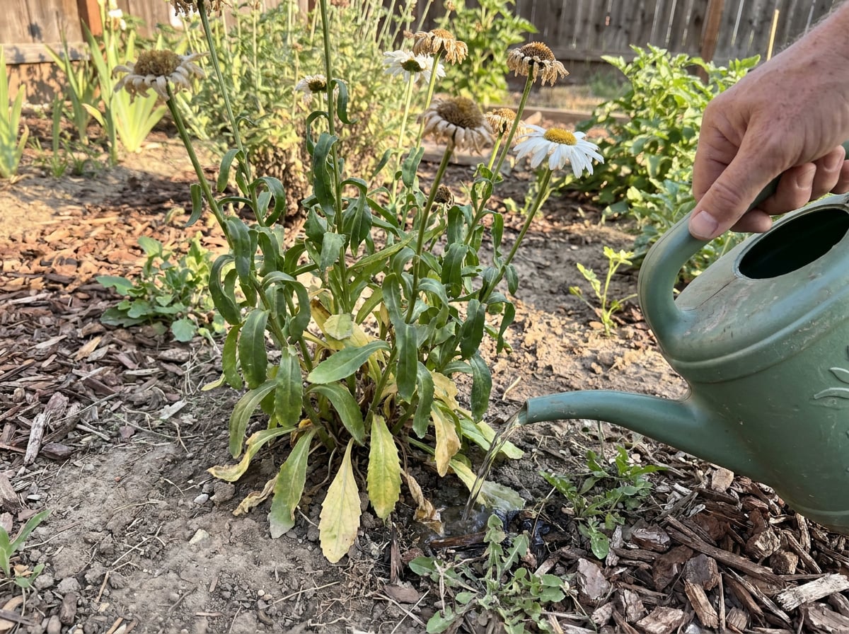 Watering/fertilizing shasta daisy